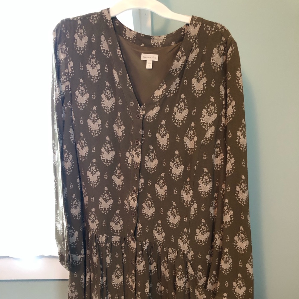 Garnet Hill drop waist dress